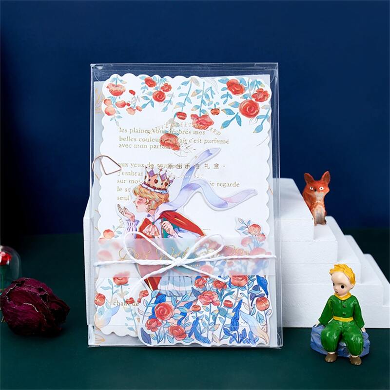 

1set Random Envelope & Writing Paper & Sticker Set, Multicolor