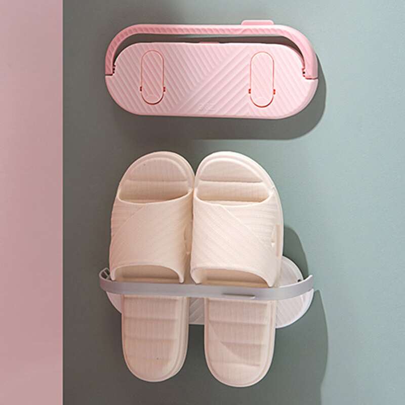 

1pc Random Color Wall Mounted Shoes Rack, Multicolor