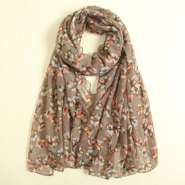 

Ditsy Floral Pattern Scarf, Multicolor