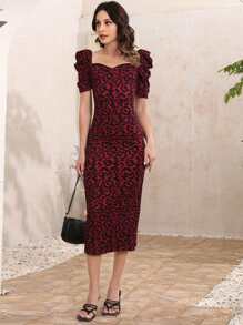 Modelyn Đầm Chia Báo Thanh lịch - Nhiều màu - Xem 1