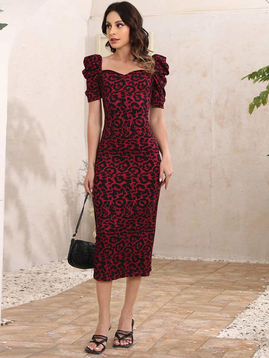 Modelyn Đầm Chia Báo Thanh lịch - Nhiều màu - Xem 1