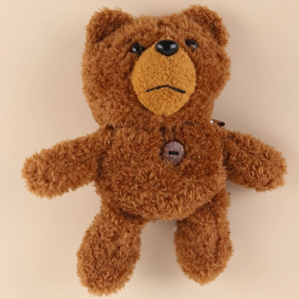 

Bear Design Plush Airpods Case, Khaki