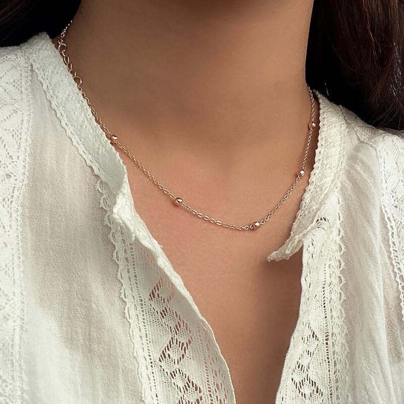 

Simple Chain Necklace, Gold