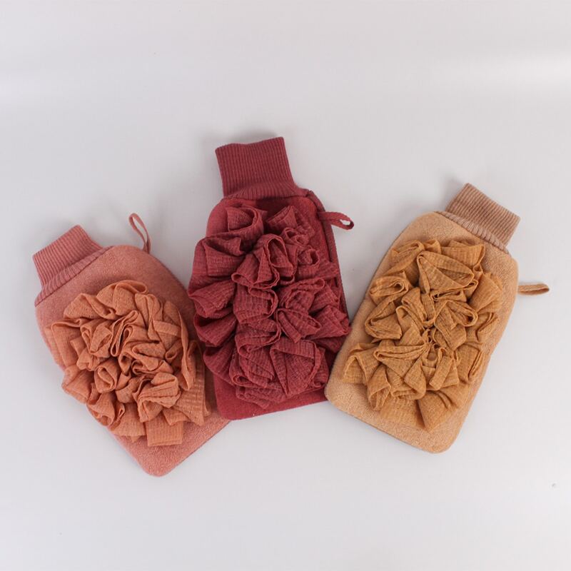 

1pc Random Double-sided Exfoliating Glove, Multicolor