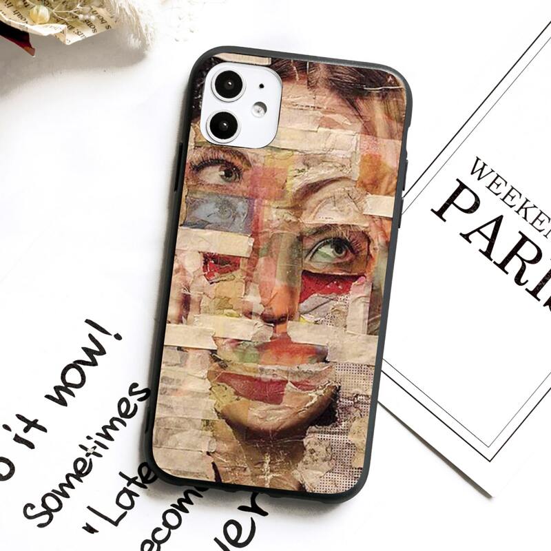 

Abstract Face iPhone Case, Multicolor