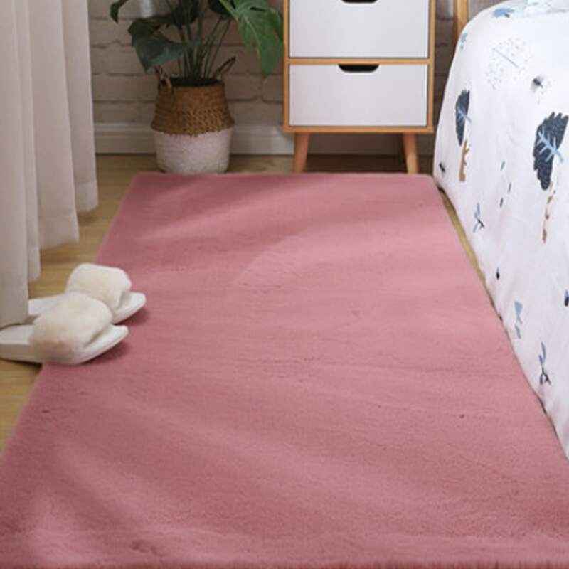 

Solid Color Plush Carpet, Pink