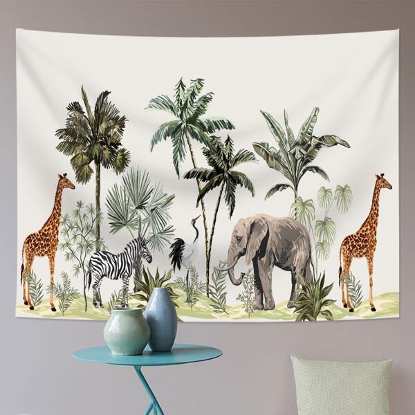 

Animal Print Tapestry, Multicolor