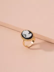 图形细节戒指 - 彩色 - 查看 2