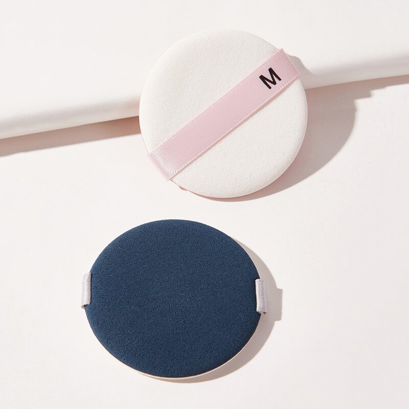 

2pcs Makeup Puff, Multicolor