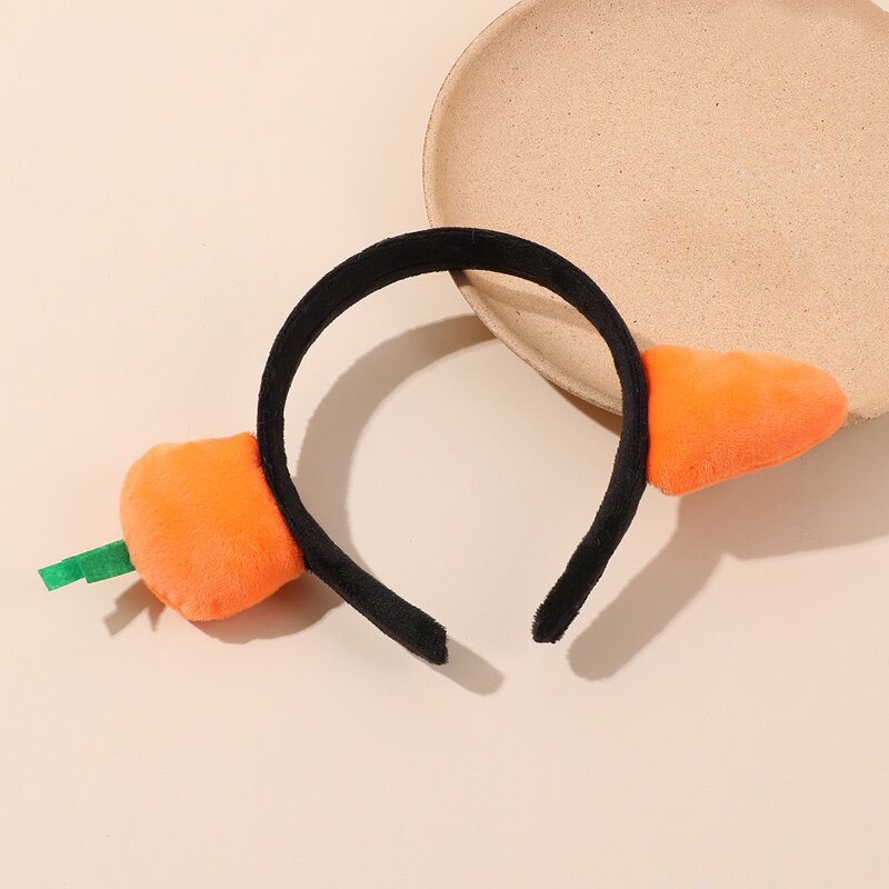 

1pc Carrot Headband, Orange