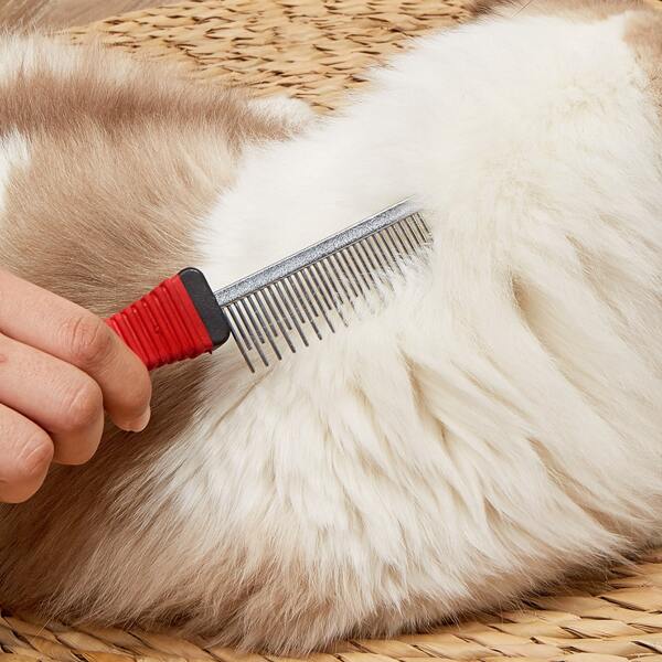 

1pc Pet Flea Removal Comb, Red