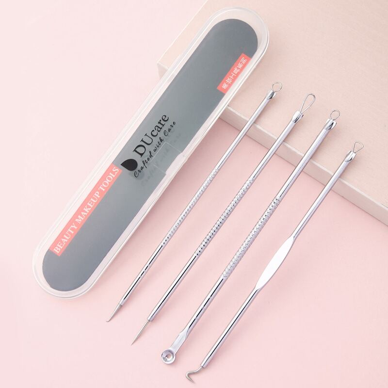 

4pcs Acne Needles Set, Silver