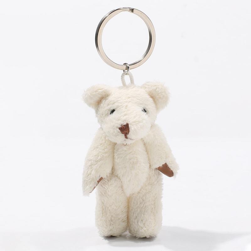 

Cartoon Bear Keychain, Beige