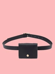 迷你腰包 - 黑色 - 查看 1