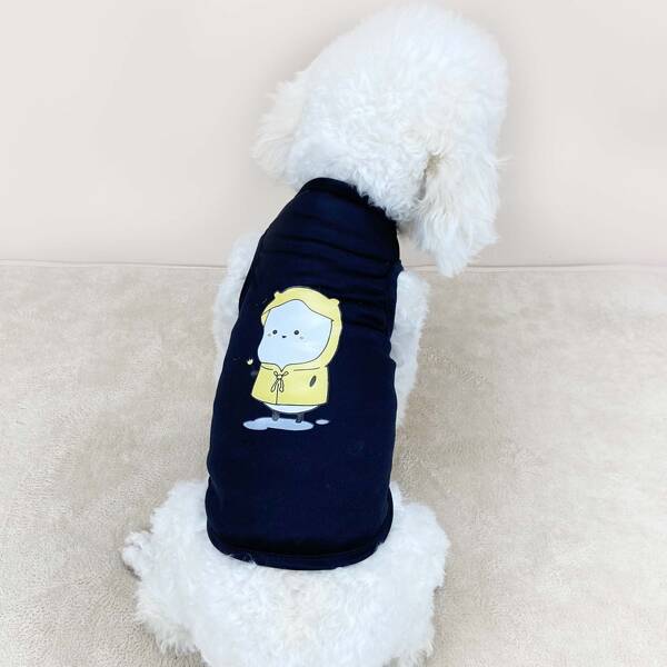 

Cartoon Graphic Pet Tank, Black