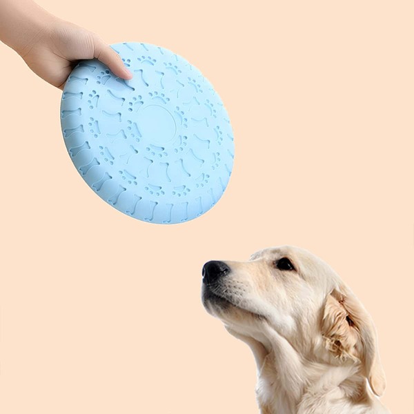 

1pc Bone Pattern Flying Disk, Blue
