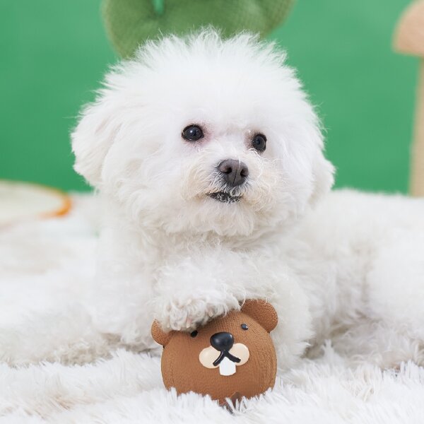 

Bear Shaped Pet Sound Toy, Brown