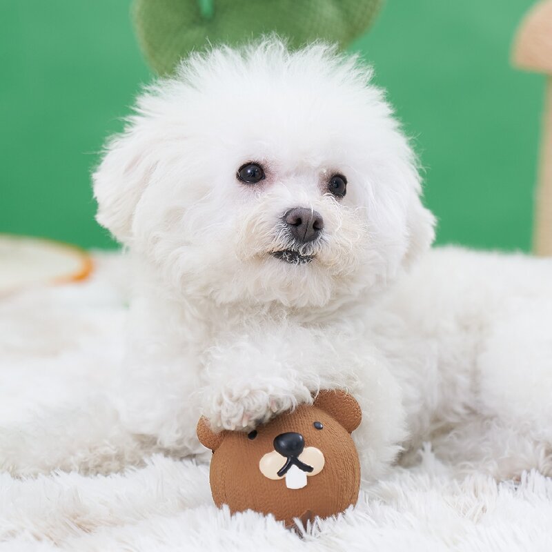 

Bear Shaped Pet Sound Toy, Brown