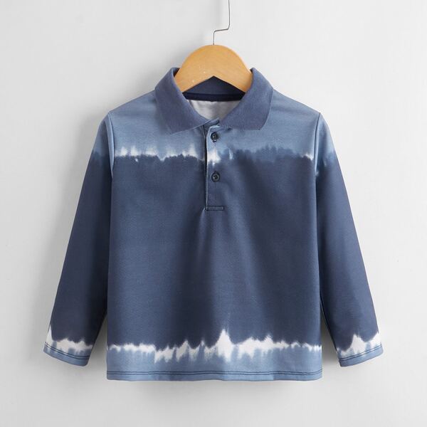 

Toddler Boys Color-block Polo Shirt, Blue