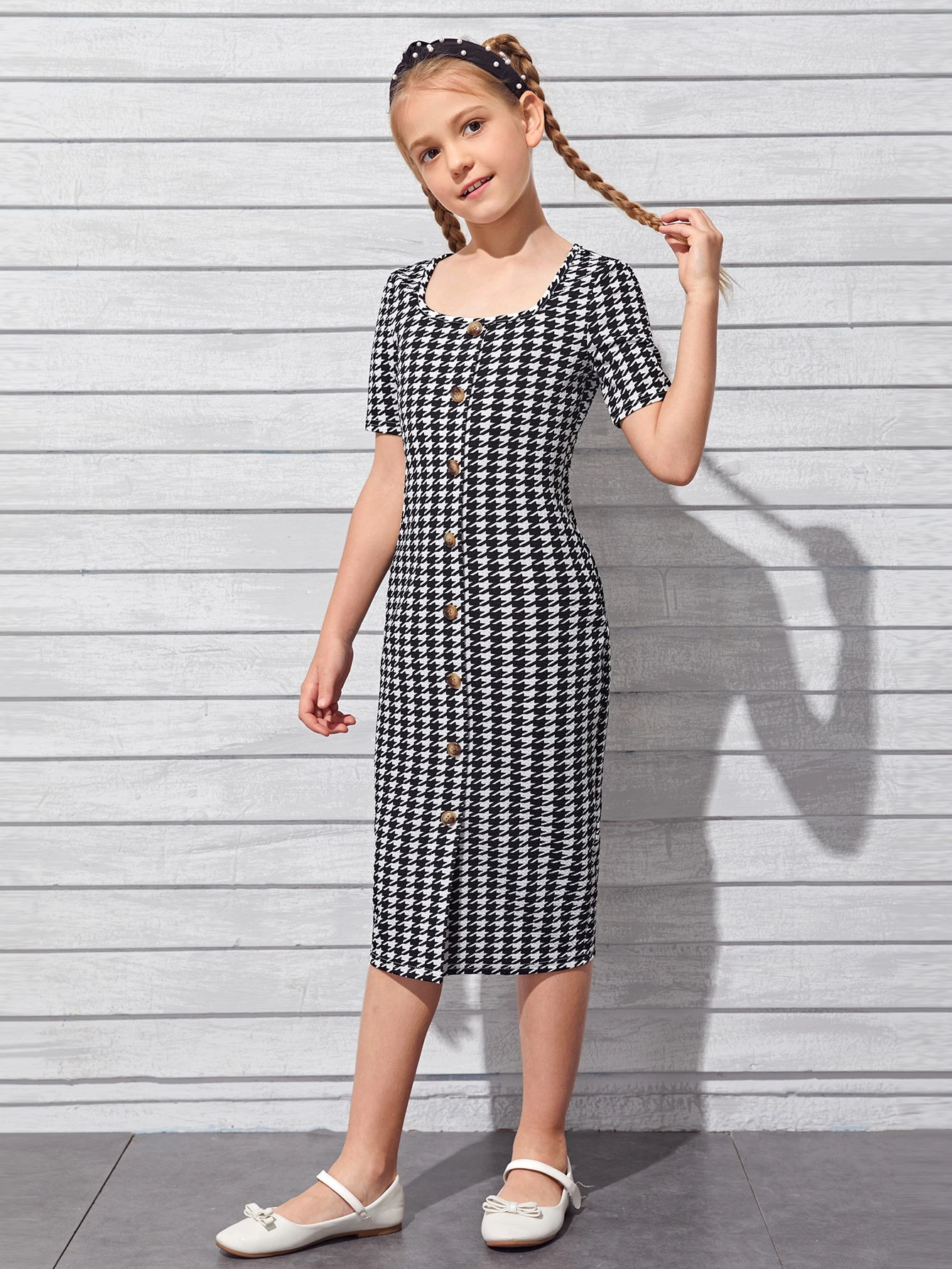 Girls button up dress Clearance