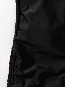 Drawstring Tie Side One Piece Swimsuit, For Summer Beach Vacation