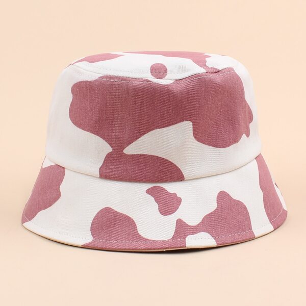 

Cow Print Bucket Hat, Multicolor
