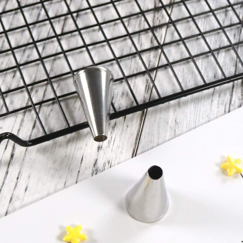 

1pc Stainless Steel Piping Nozzle, Silver
