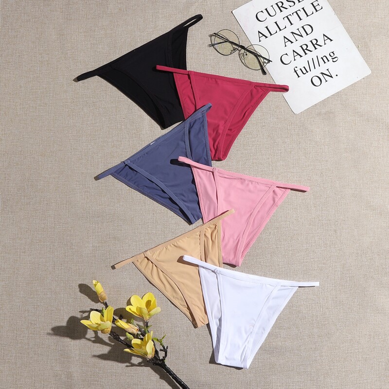 

6pack Solid Panty Set, Multicolor
