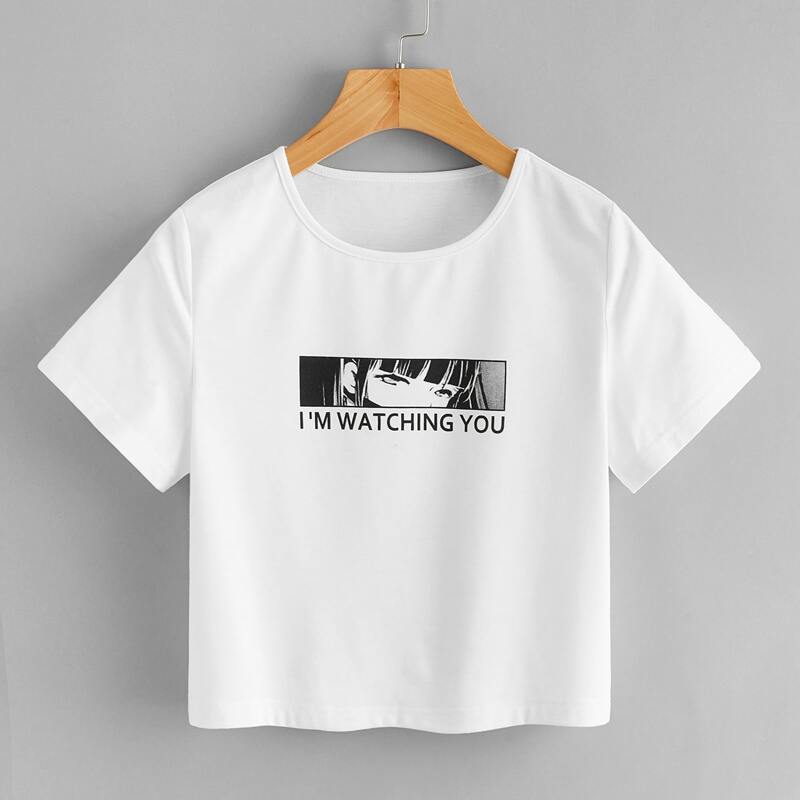 

Letter Comics Graphic Tee, White