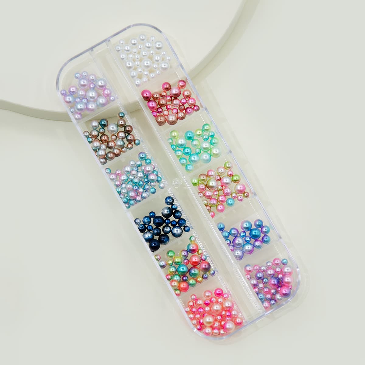 

1box Ball Nail Art Decoration, Multicolor