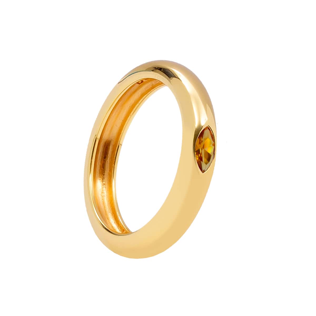 

Crystal Decor Ring, Yellow
