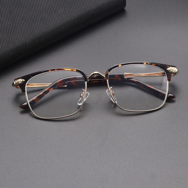 

Men Tortoiseshell Frame Glasses, Multicolor