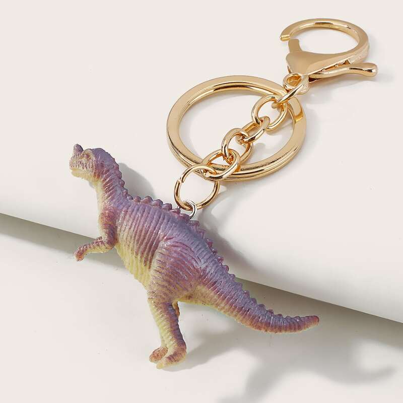

1pc Dinosaur Bag Charm, Purple