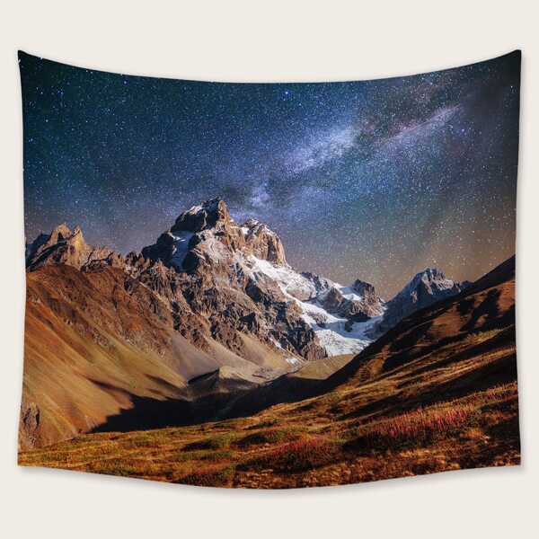 

Mountain Print Tapestry, Multicolor