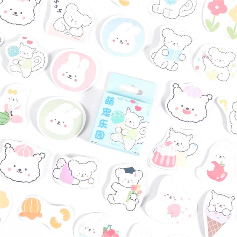 

46pcs Cartoon Graphic Random Sticker, Multicolor