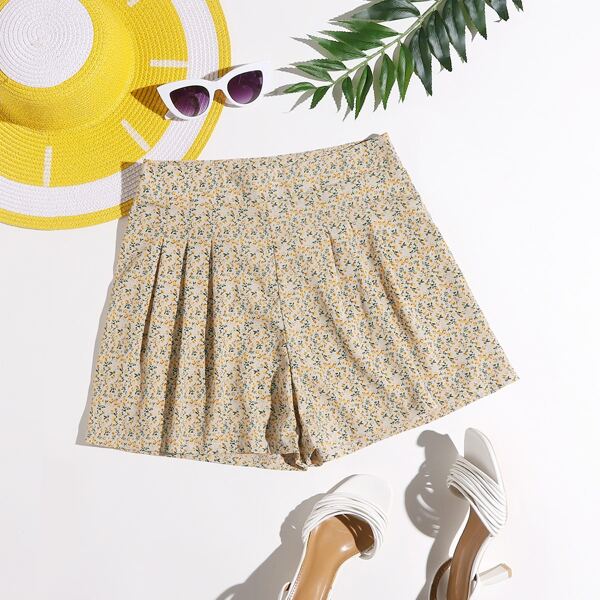 

Ditsy Floral Print Shorts, Multicolor