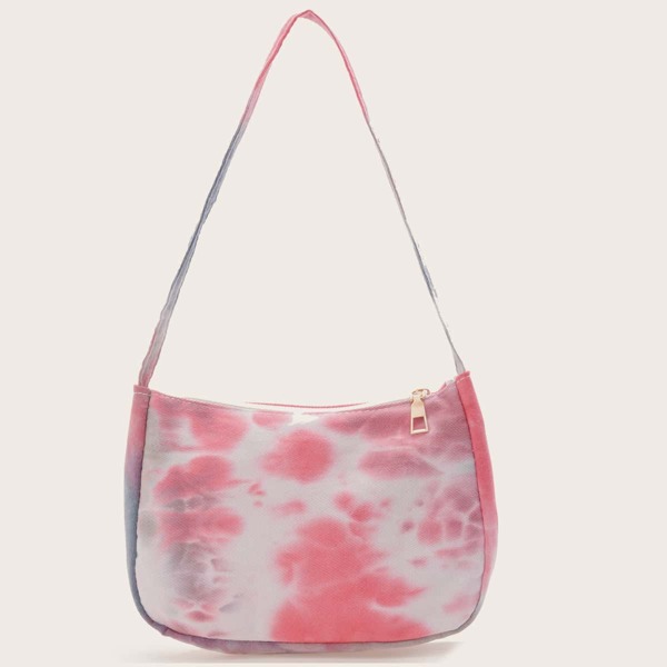 

Сумка-багет с принтом тай дай, Многоцветный