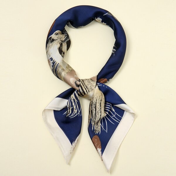 

Feather Print Bandana, Multicolor