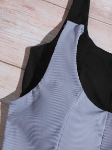 Bộ áo ngực 3 gói Rib Seam Detail - Nhiều màu - Xem 3