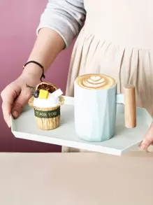 1个带木柄的水杯 回到学校 - 淺藍色 - 查看 2