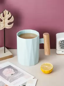 1个带木柄的水杯 回到学校 - 淺藍色 - 查看 5