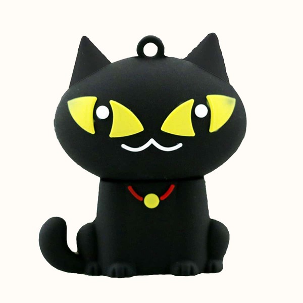 

USB-флеш-накопитель в форме кошки, Чёрный