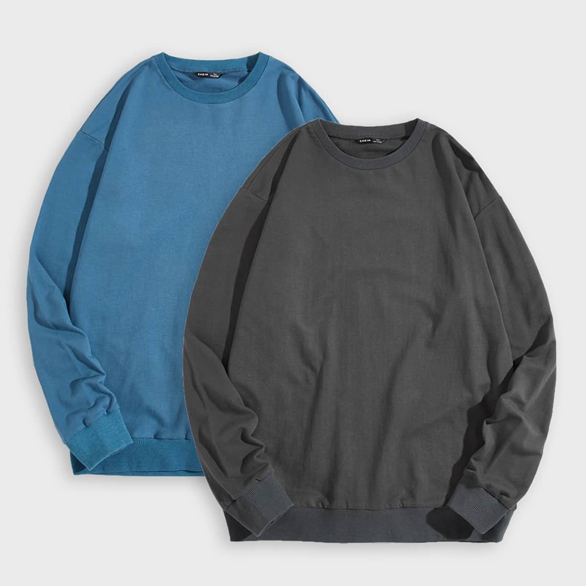 

Guys 2pack Drop Shoulder Pullover, Multicolor
