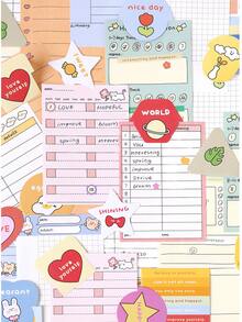 45pcs Random Pattern Material Paper - Multicolor - View 1