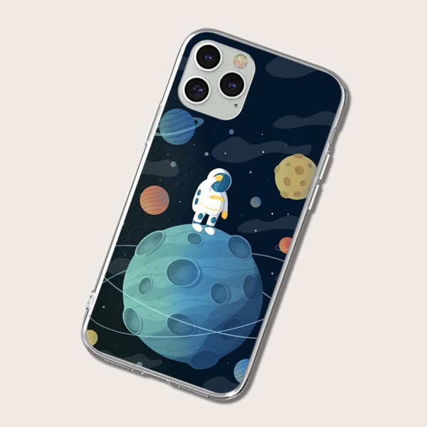 

Cartoon Spaceman iPhone Case, Multicolor