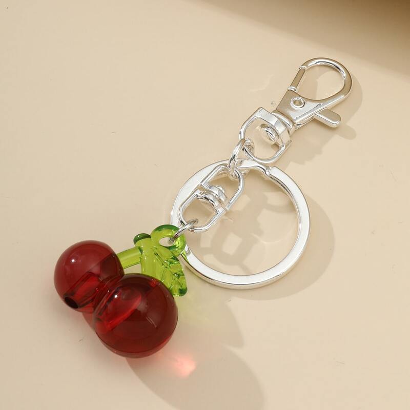 

1pc Cherry Pendant Bag Charm, Multicolor