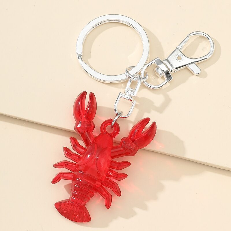 

1pc Lobster Pendant Bag Charm, Red