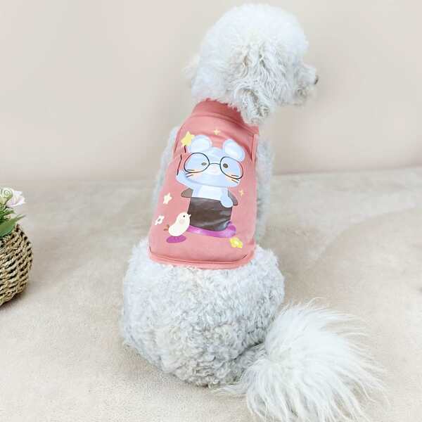 

Cartoon Rabbit Pet Tank, Multicolor