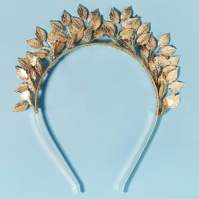 

Leaf Decor Headband, Gold