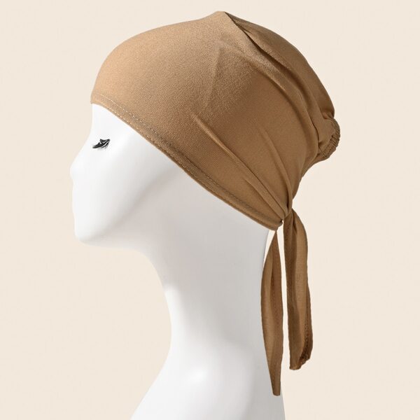 

Solid Knot Decor Hat, Camel